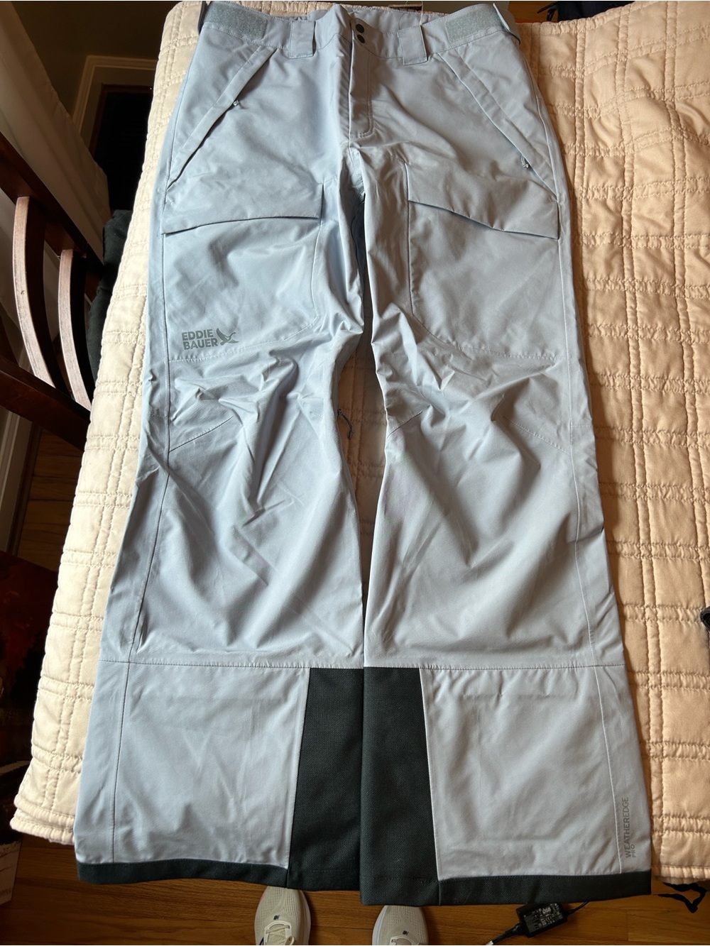Eddie Bauer Light Gray Women's Ski/Snow Pants - SZ Medium NWT